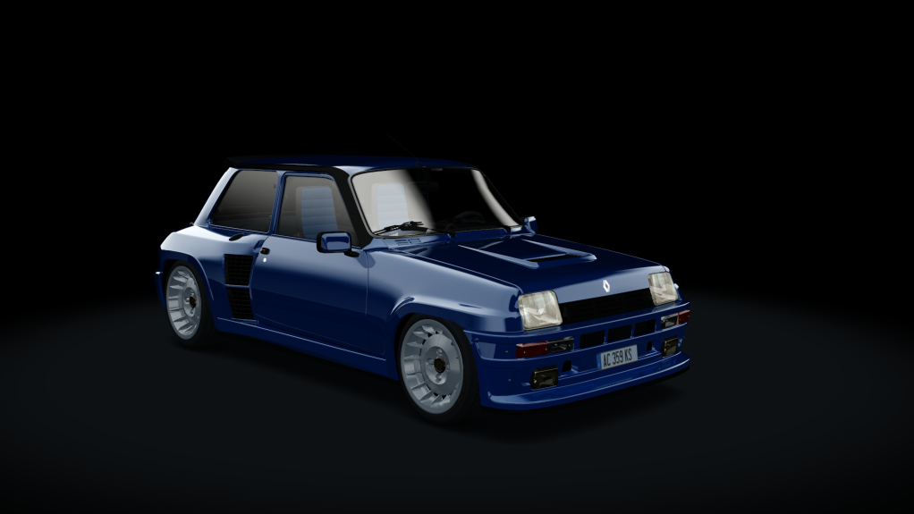 Renault 5 Turbo R, skin Bleu2