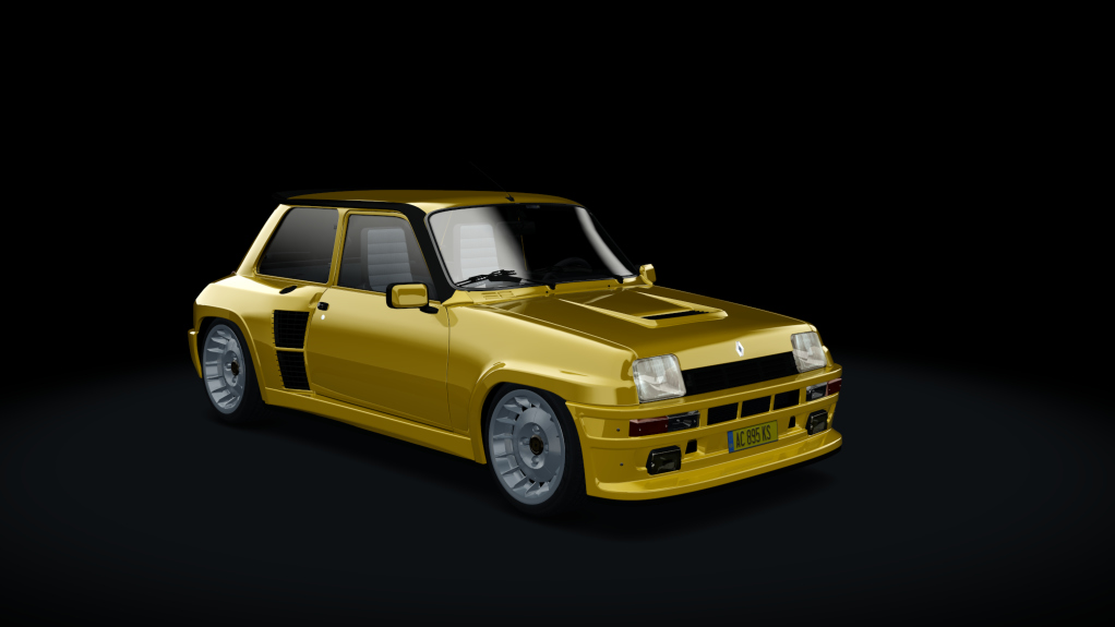 Renault 5 Turbo R, skin Jaune