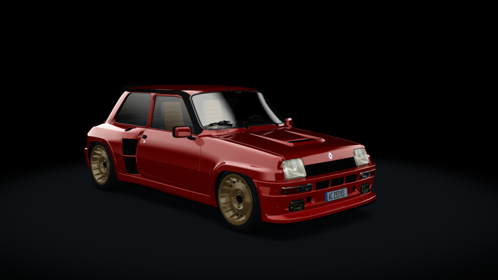 Renault 5 Turbo R, skin Rouge