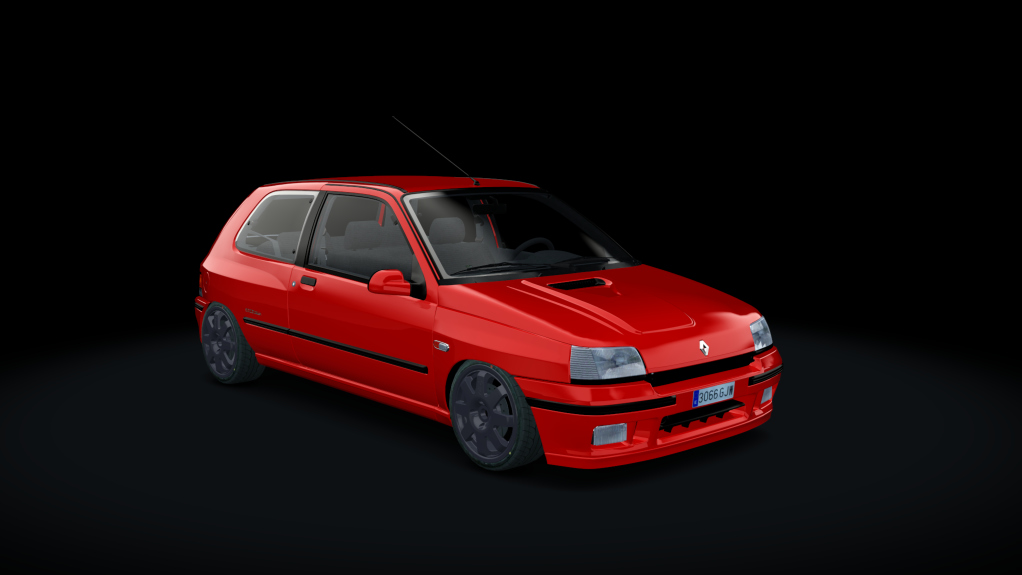 Renault Clio Williams, skin rojo