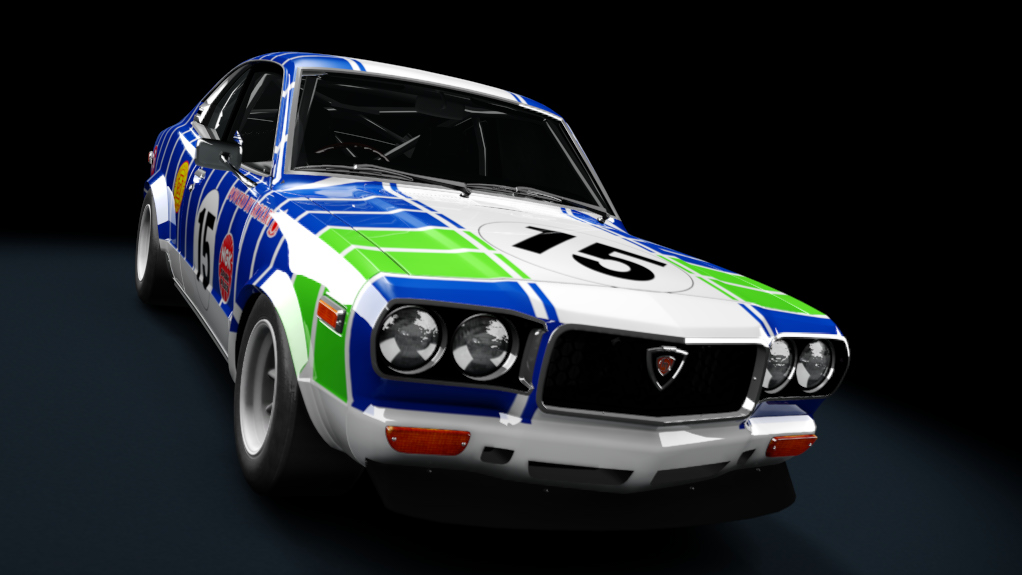 TCL Mazda RX-3 GT, skin 01_1971_Fuji_Tourist_Trophy_500miles_No15