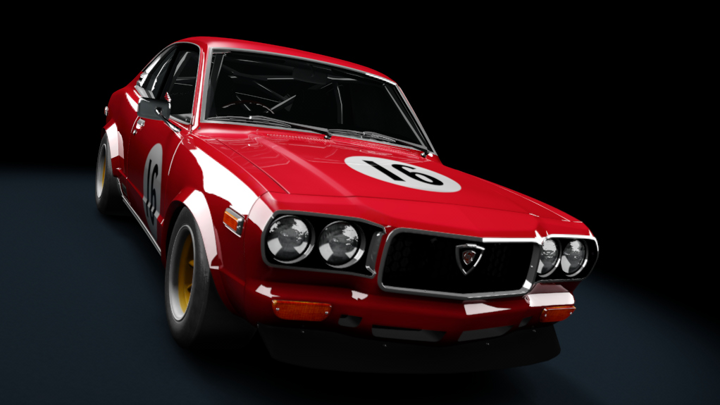 TCL Mazda RX-3 GT, skin CardinalDeepRed