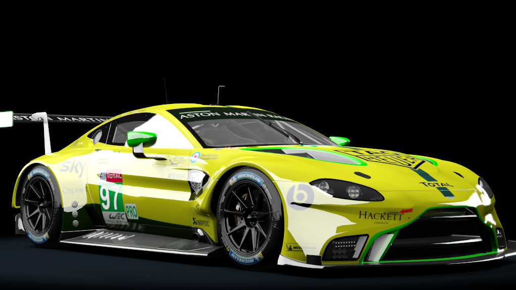 Aston Martin Vantage GTE 2019, skin LeMans_2018_Aston_Martin_97