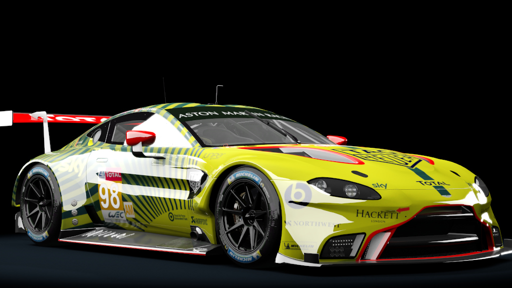 Aston Martin Vantage GTE 2019, skin LeMans_2020_Aston_Martin_98