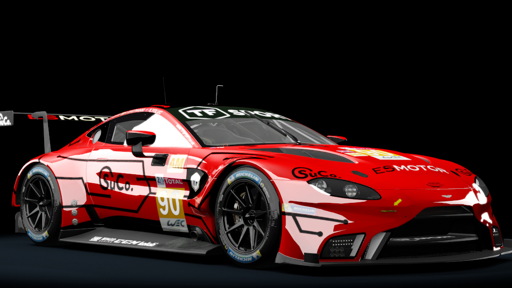 Aston Martin Vantage GTE 2019, skin LeMans_2020_TF_Motorsport_90