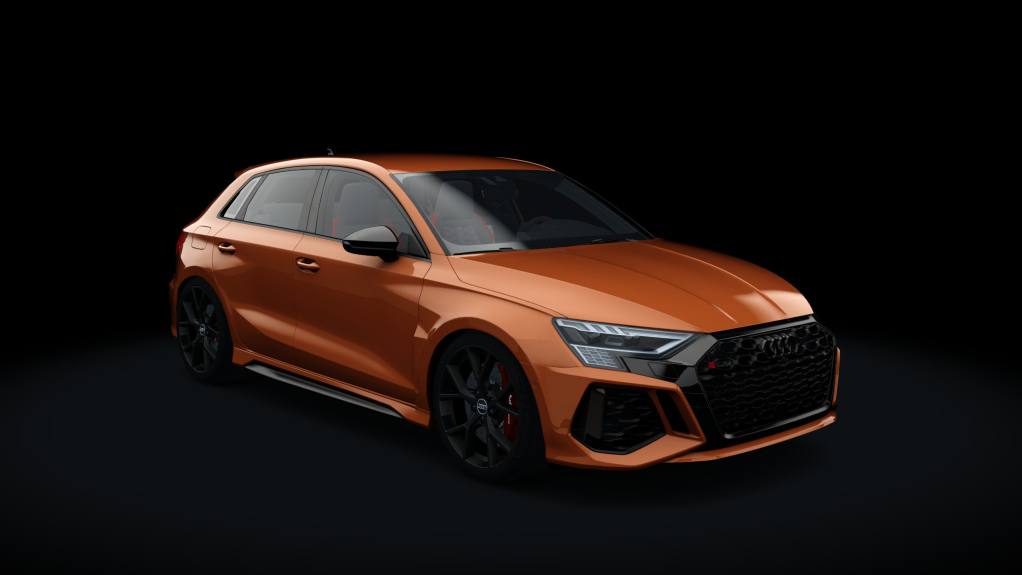 Audi RS3 Sportback, skin 11_Coral_orange