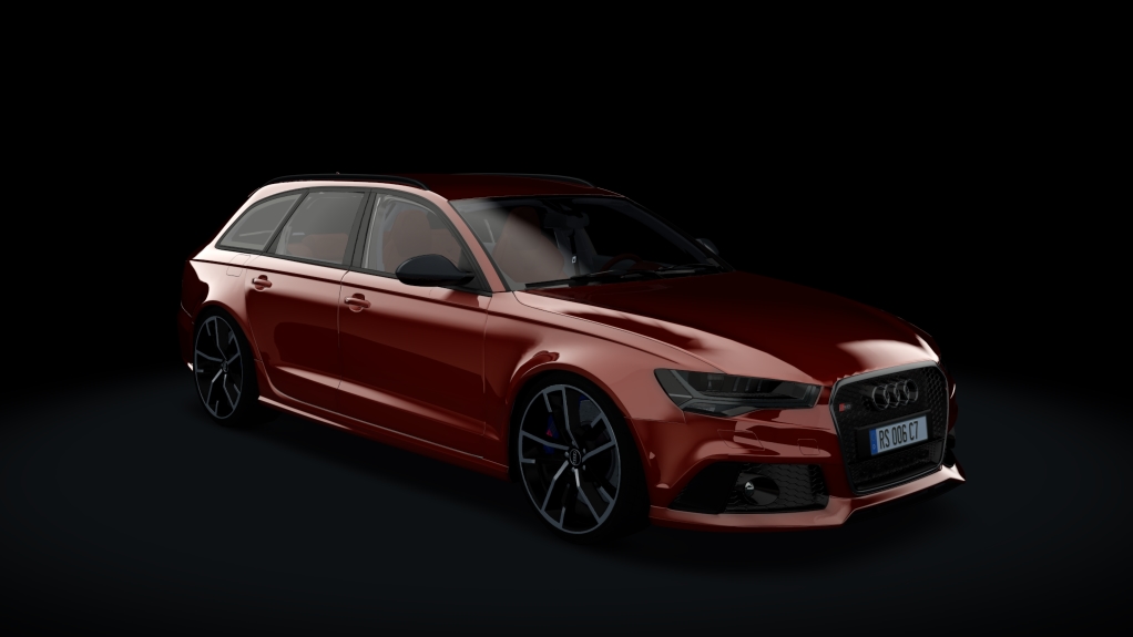 Audi RS6 Avant Performance C7, skin brilliant_red