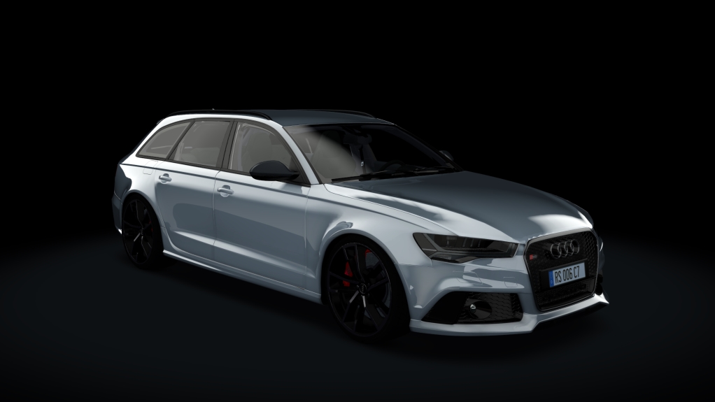 Audi RS6 Avant Performance C7, skin ice_silver_metallic