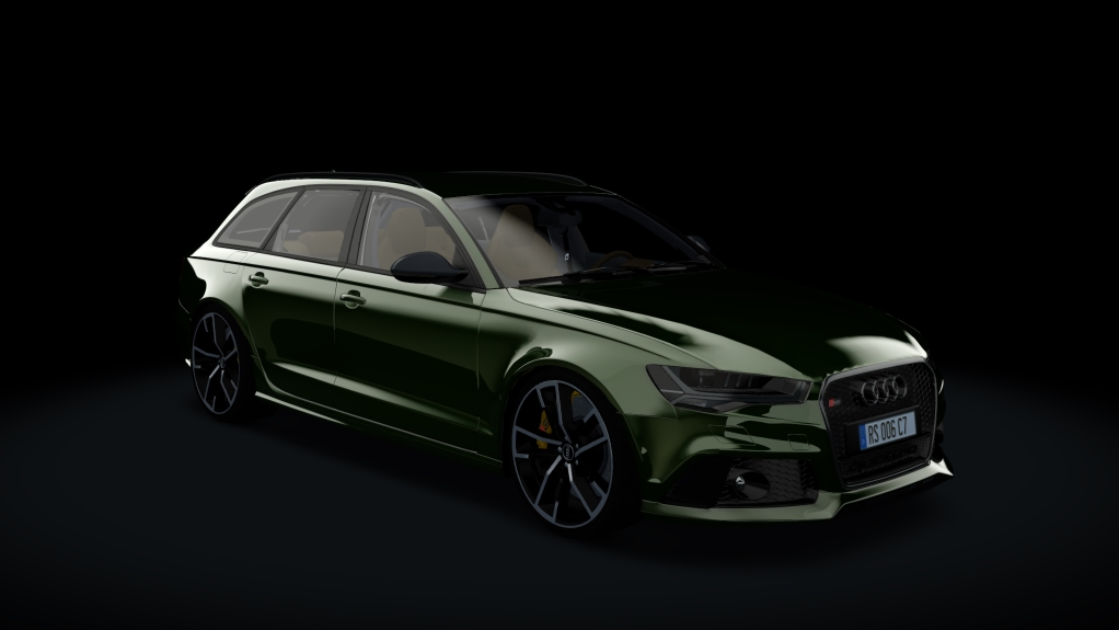 Audi RS6 Avant Performance C7, skin malachite_green