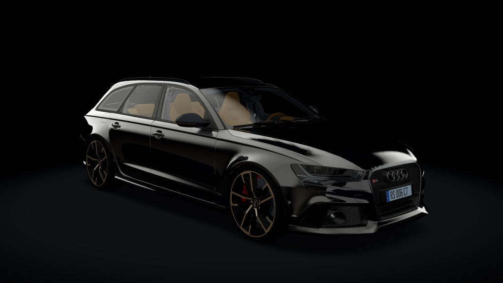 Audi RS6 Avant Performance C7, skin phantom_black_pearl