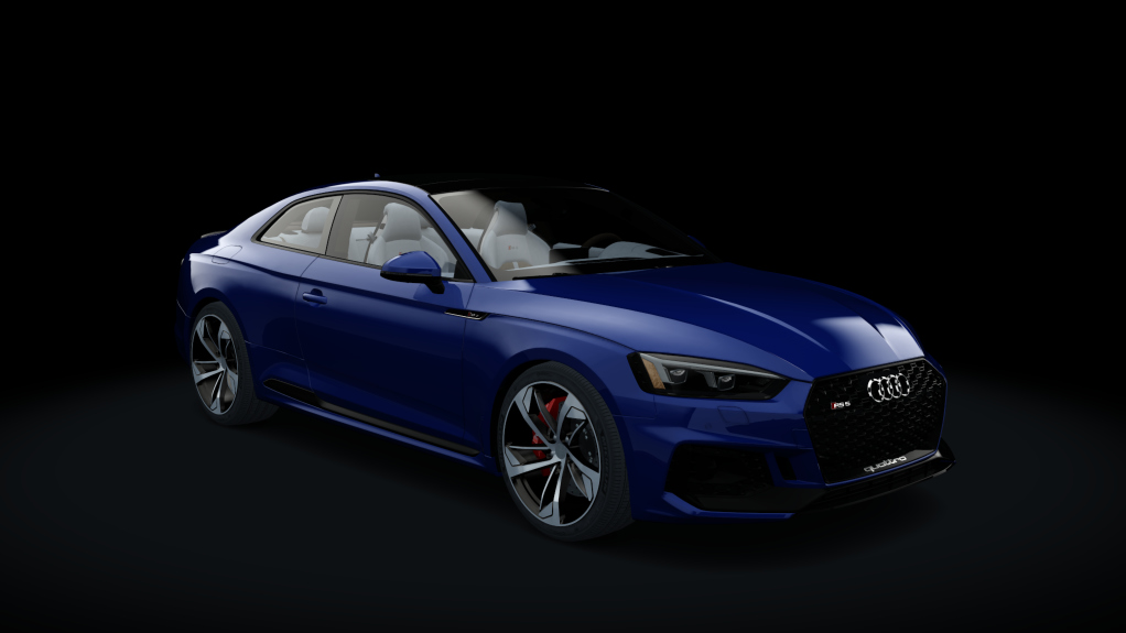 Audi RS5, skin Navarra Blue