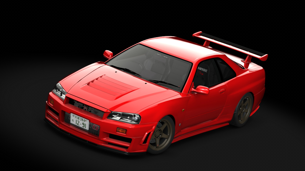 Nissan Skyline GT-R R34 V-Spec | Redd Tuned, skin 01_active_red