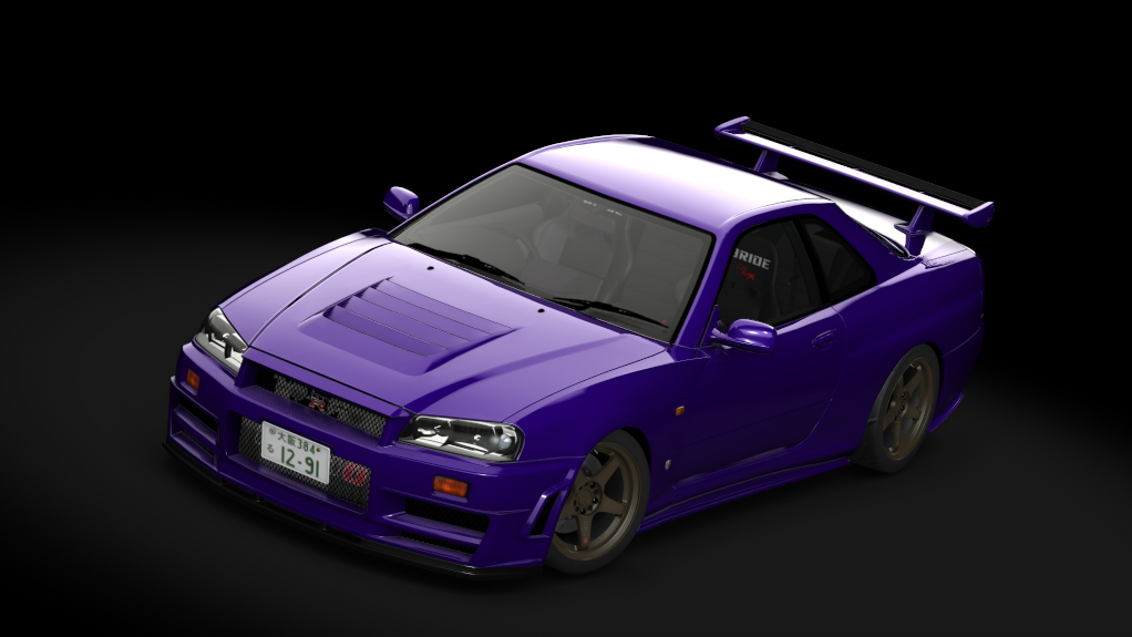 Nissan Skyline GT-R R34 V-Spec | Redd Tuned, skin 07_midnight_purple_ii
