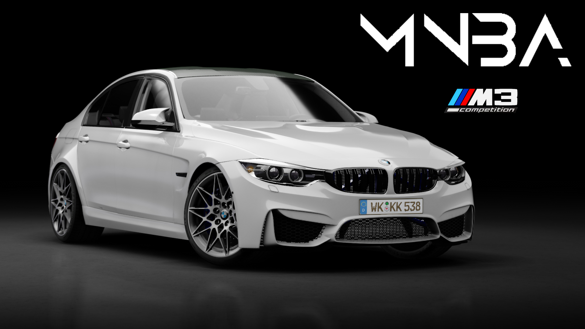 BMW M3 F80 Competition Manual, skin 01_Mineral_White_Metallic