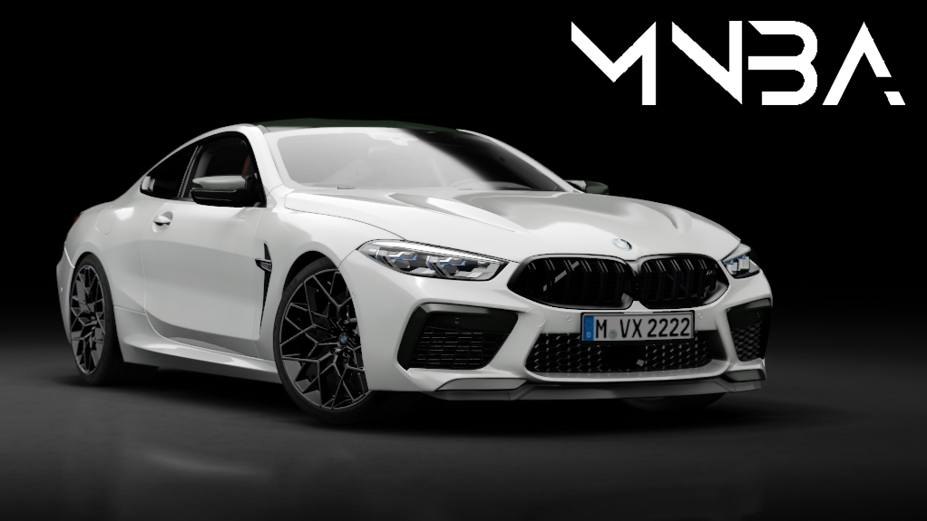 BMW M8 F92 Competition, skin 01_Alpine_White