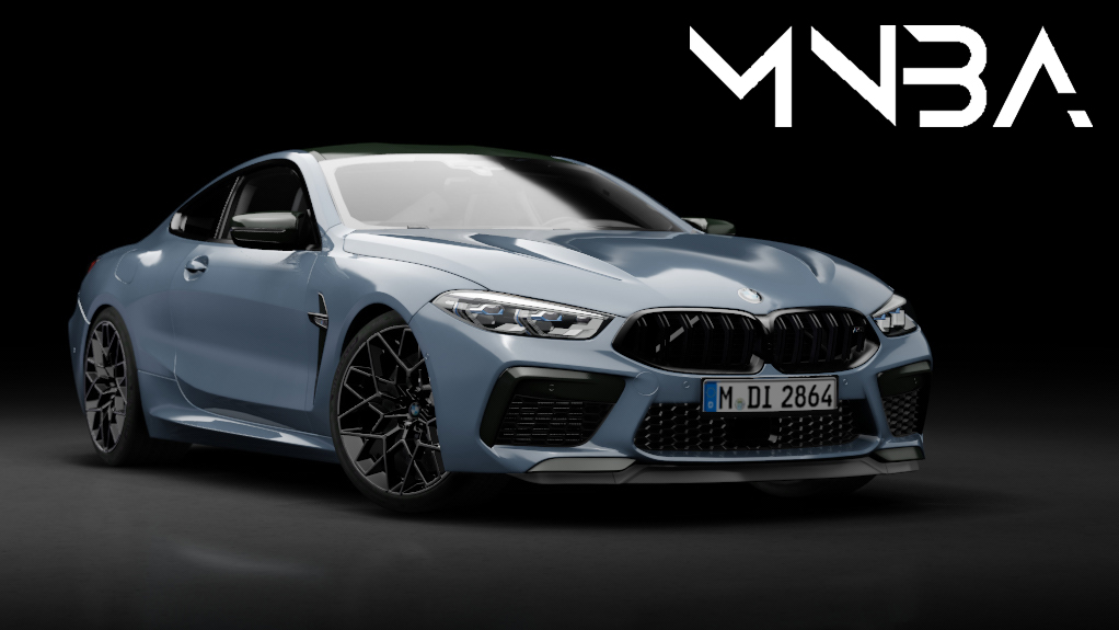 BMW M8 F92 Competition, skin 02_Barcelona_Blue_Metallic