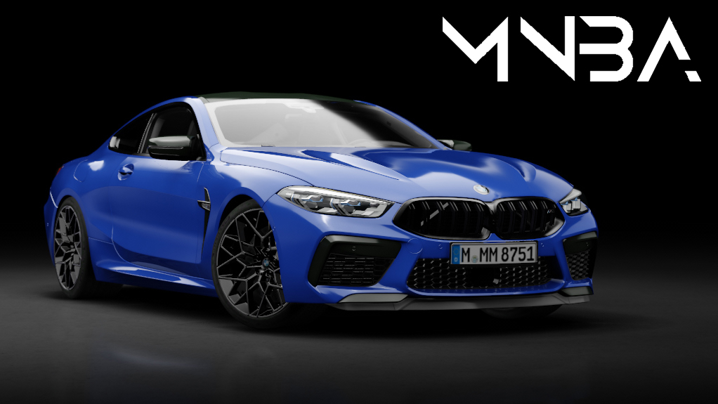 BMW M8 F92 Competition, skin 09_Marina_Bay_Blue_Metallic