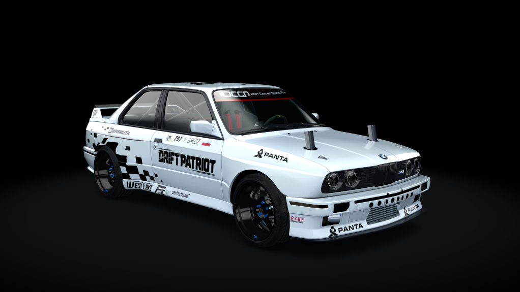 DCGP BMW E30, skin skin propria