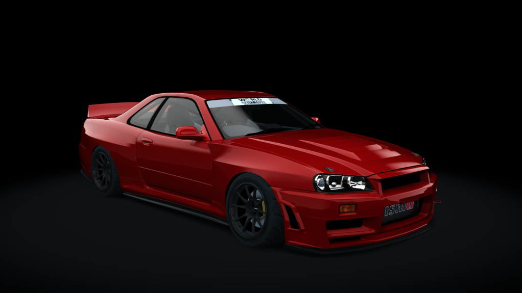 WDT Nissan Skyline R34 800HP, skin 1red