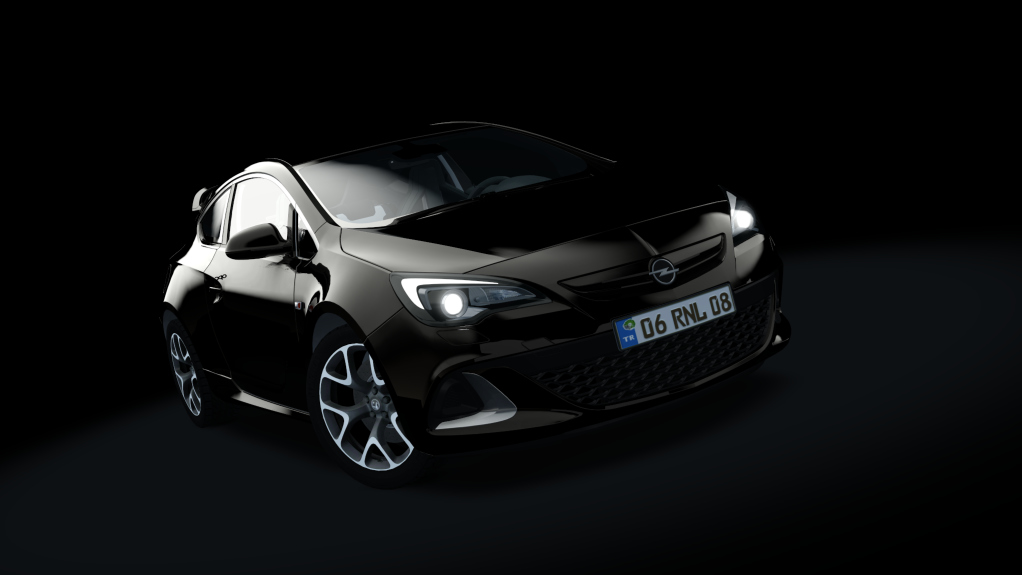 Opel Astra OPC, skin Carbon_Flash