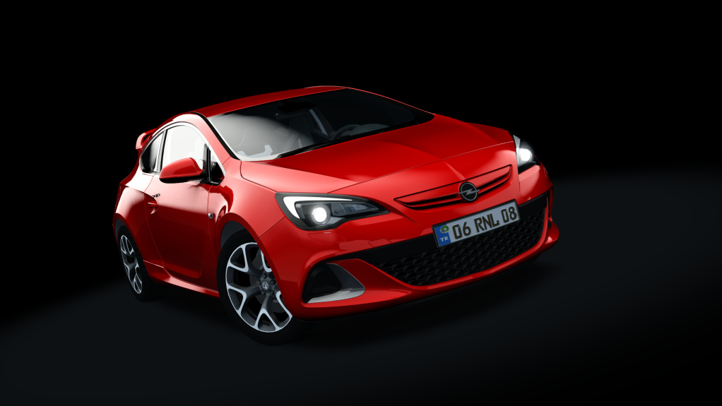 Opel Astra OPC, skin Power_Red