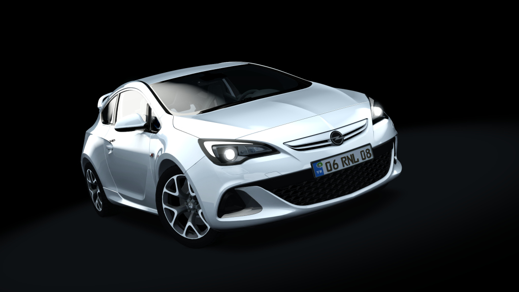 Opel Astra OPC, skin Summit_White