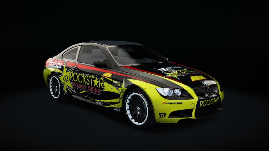 BMW M3 E92 drift, skin Rockstar