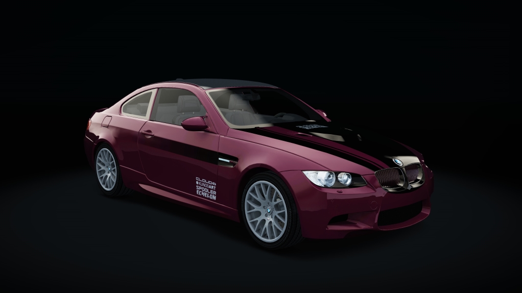 BMW M3 E92 Step1, skin Barbera_Red