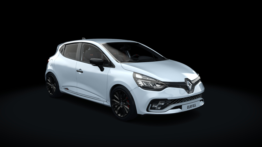 Renault Clio IV RS EDC Trophy 2016, skin Blanc Givre Nacre