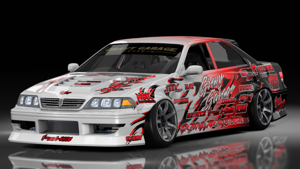 GravyGarage Street Jzx100 mkii, skin Mixed Red