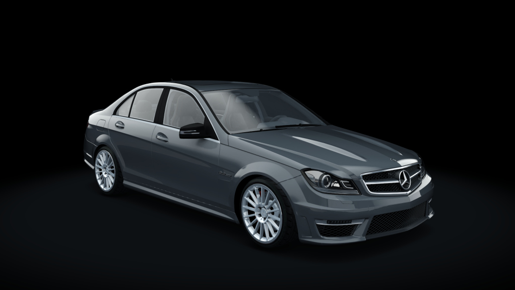 Mercedes-Benz C63 AMG, skin designo Magno Alanite Matte Grey