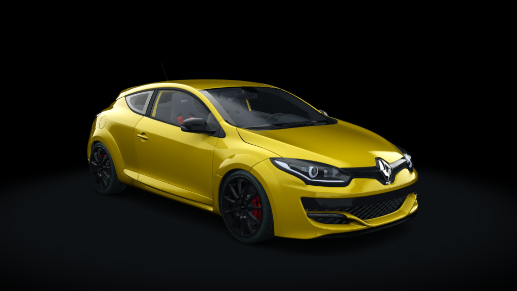 Renault Megane RS275 Trophy-R (2014), skin yellow