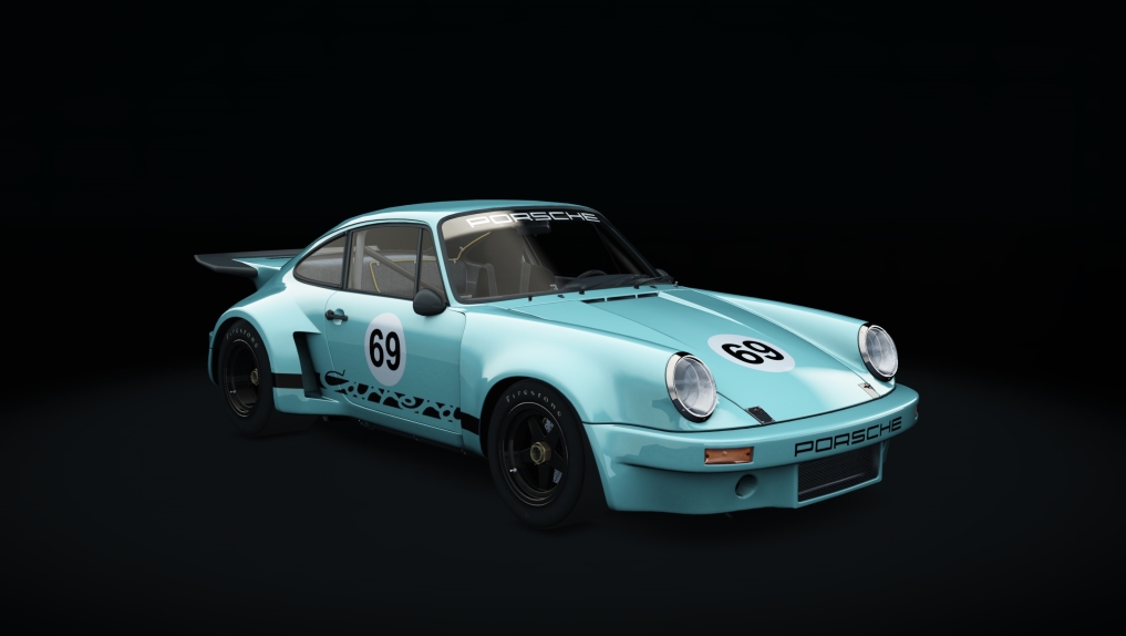 Porsche 911 Carrera RSR 3.0, skin 16_carrera_cyan