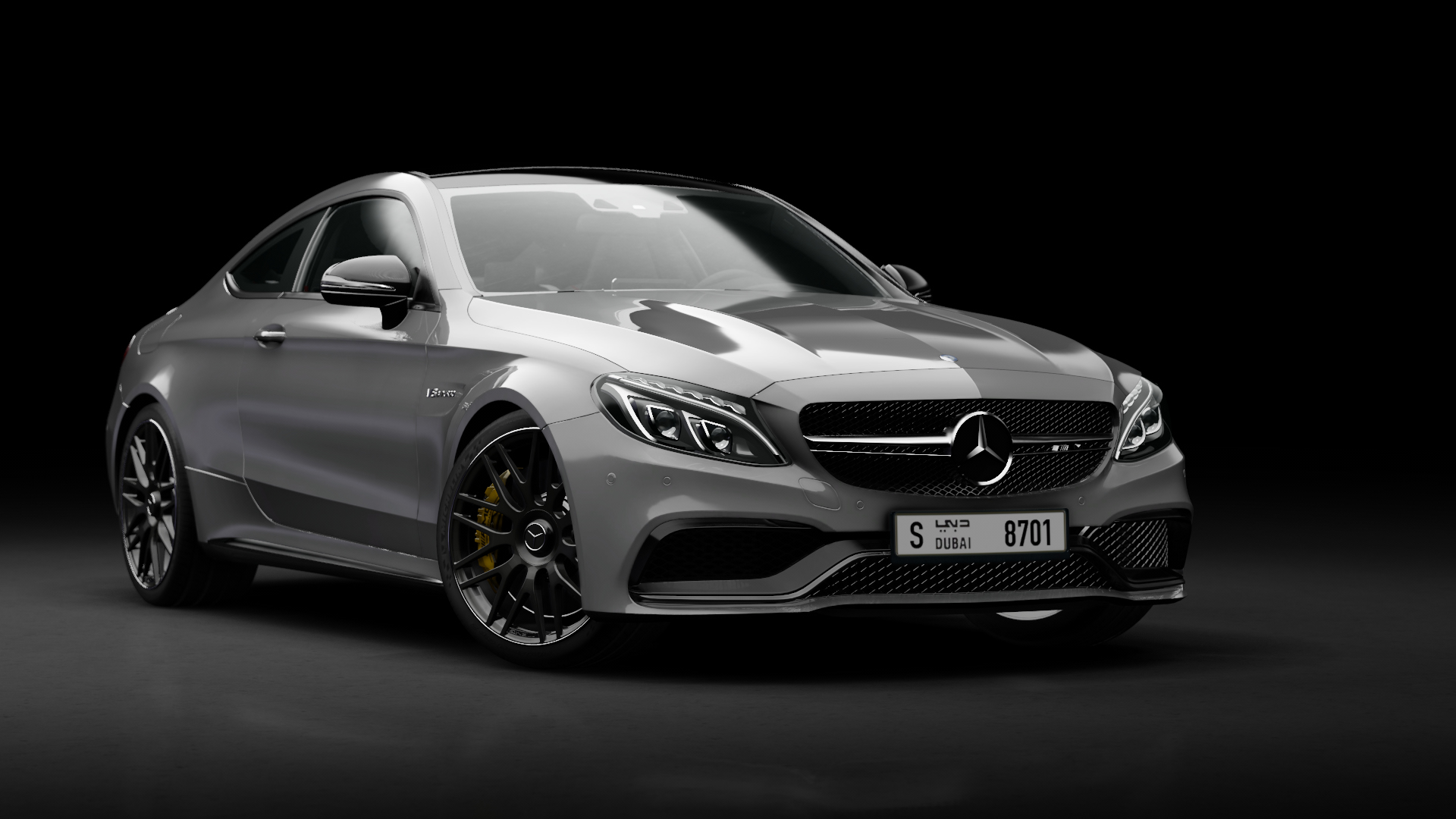 Mercedes-Benz C63 S AMG Coupe, skin selenite_designo