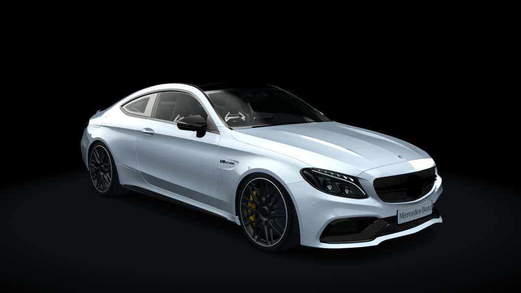 Mercedes-Benz Coupe C250D, skin white_standart