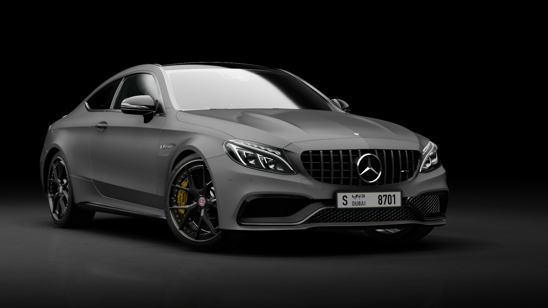 Mercedes-Benz C63 S AMG Coupe tuned, skin selenite_designo