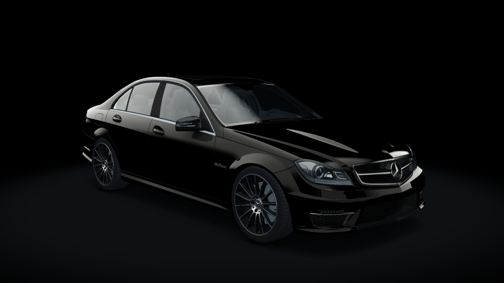 Mercedes-Benz C63 AMG W204, skin Black