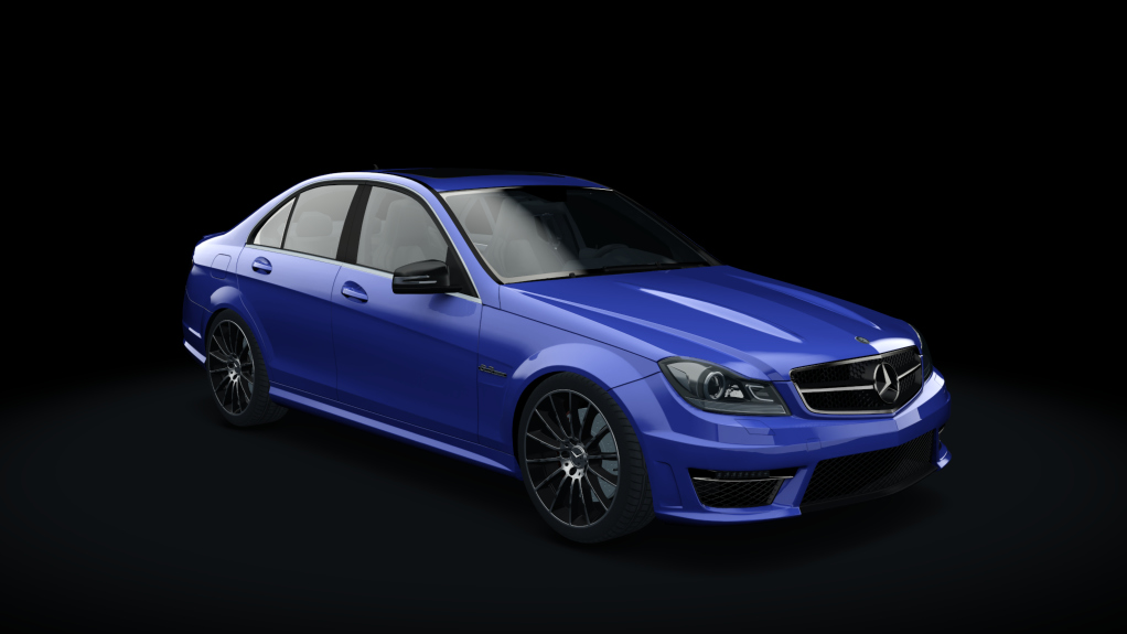 Mercedes-Benz C63 AMG W204, skin Cavansite_Blue_Metallic