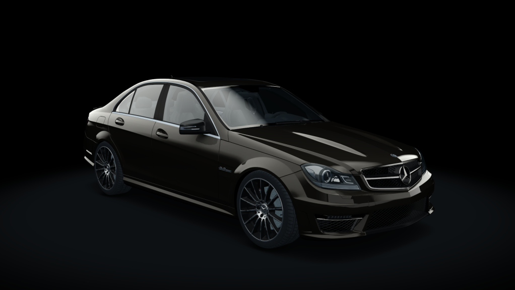 Mercedes-Benz C63 AMG W204, skin Magnetite_Black_Pearl