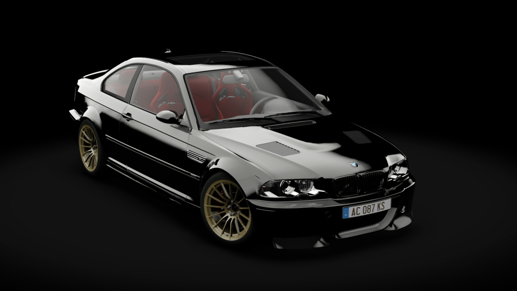 BMW M3 E46 S1, skin Black II