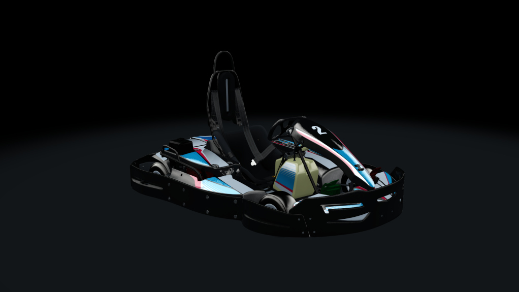 Sodi SR4/5 kart, indoor GX270, skin 102_bluered