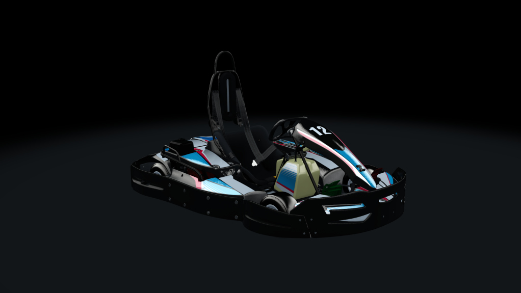 Sodi SR4/5 kart, indoor GX270, skin 112_bluered