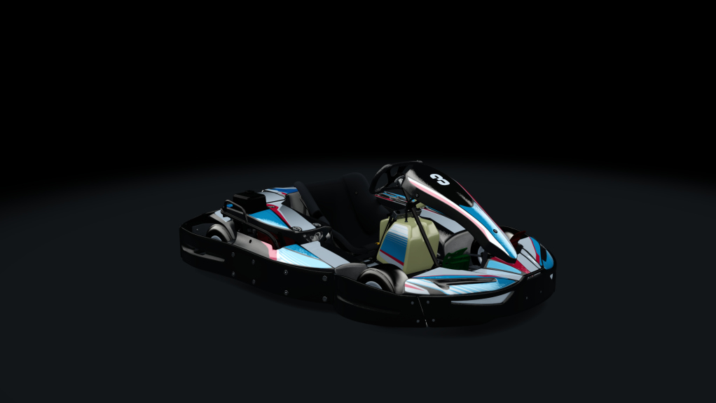 Sodi SR4/5 kart, outdoor GX270, skin 103_bluered