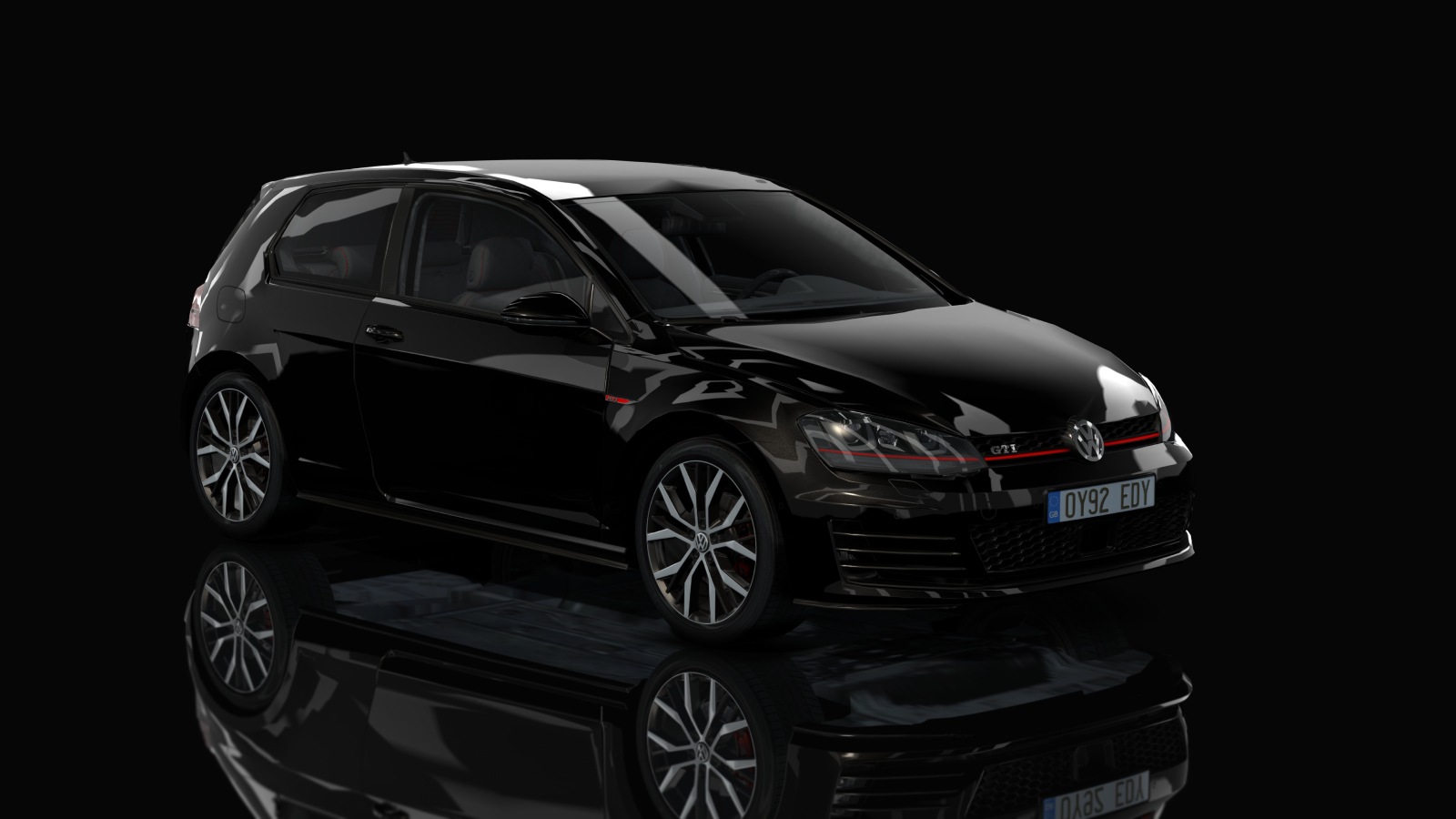 Volkswagen Golf MK7 GTD, skin 03_Deep_pearl_black