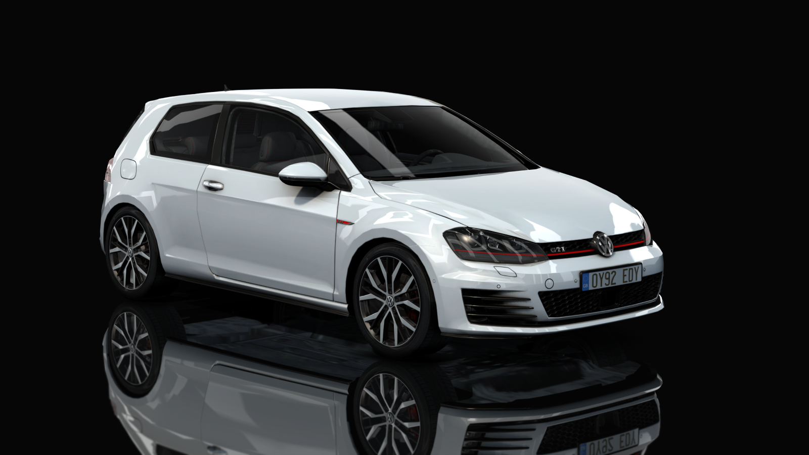 Volkswagen Golf MK7 GTD, skin 04_Oryx_white