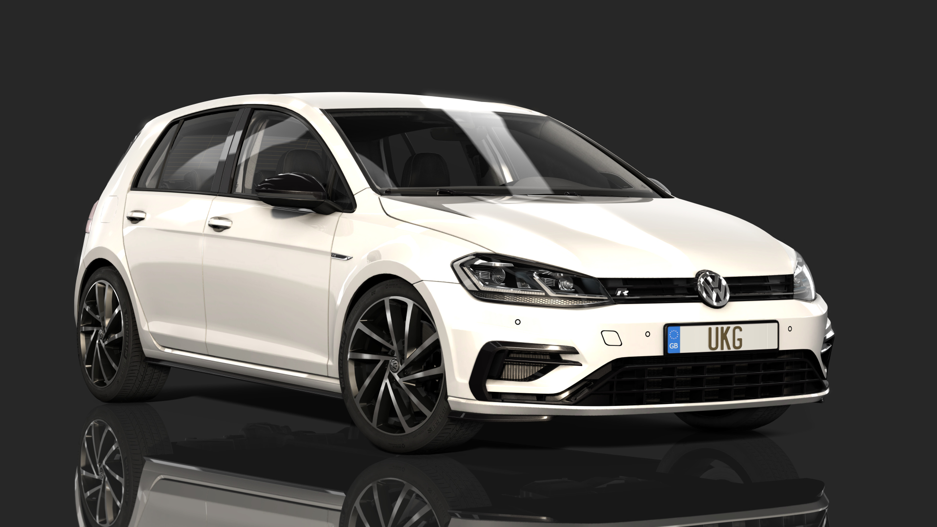 Volkswagen Golf GTI MK7.5 | UKG, skin 04_Oryx_white