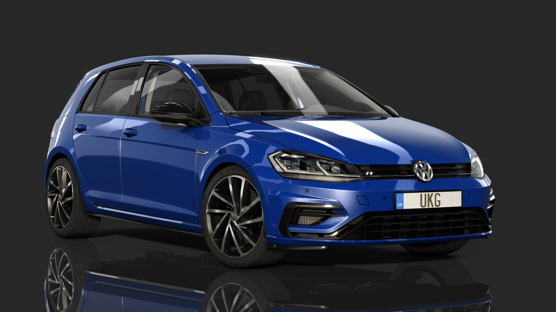 Volkswagen Golf GTI MK7.5 | UKG, skin 05_Deep_Blue_Pearl