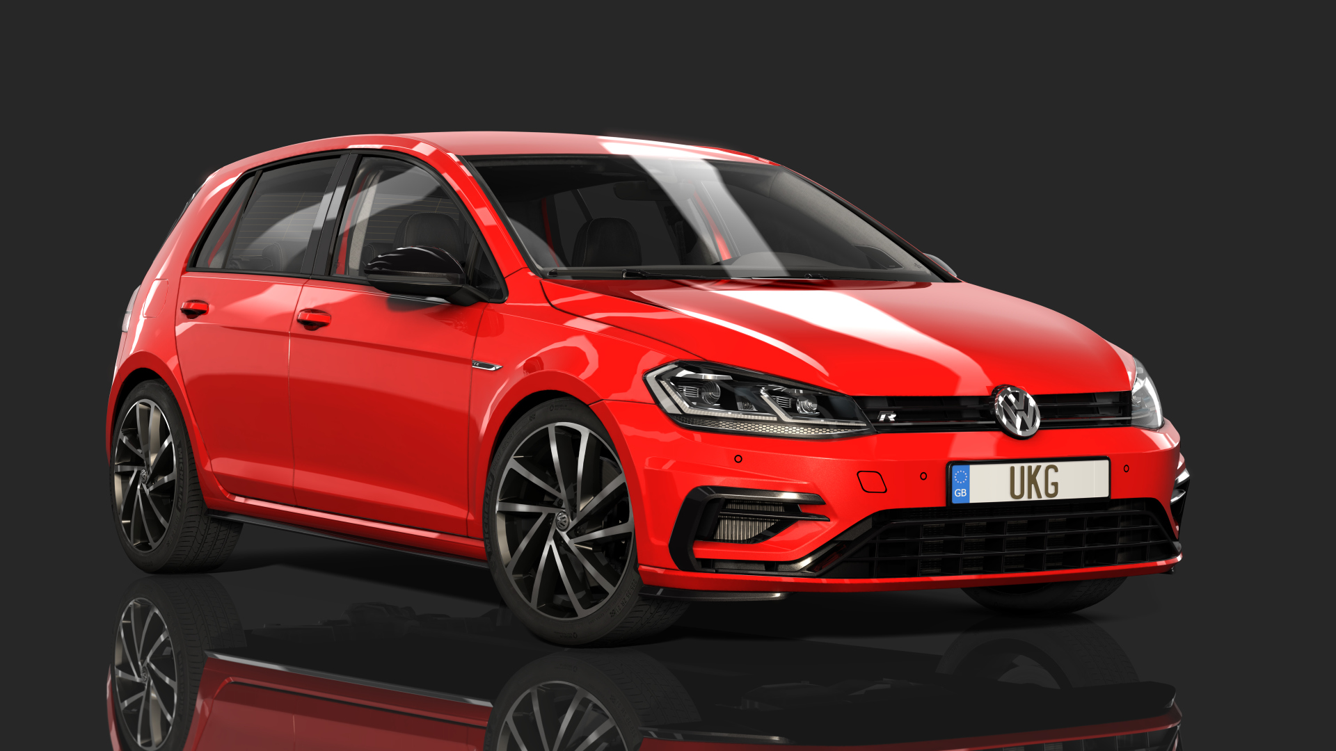 Volkswagen Golf GTI MK7.5 | UKG, skin 06_Tornado_red