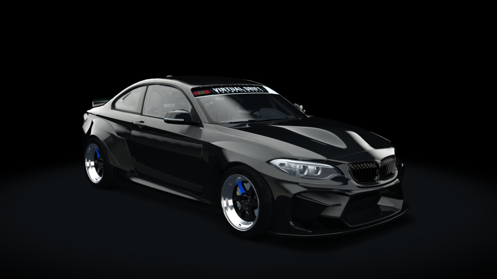 VDC BMW F22 M2 Eurofighter Public 3.0, skin saphirschwarz_metallic