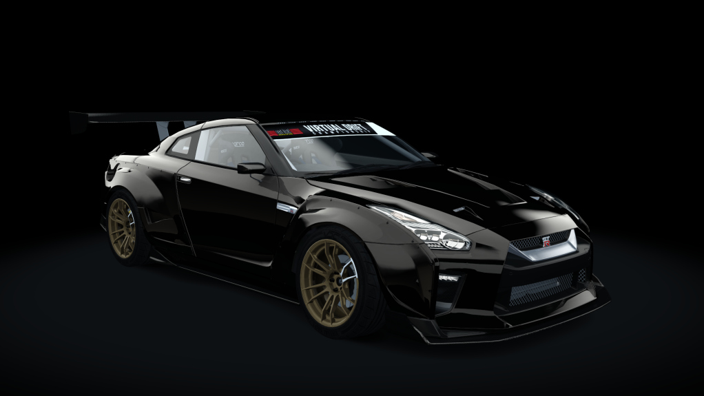 VDC Nissan GT-R DAMD Public 3.0, skin 03_black_pearl